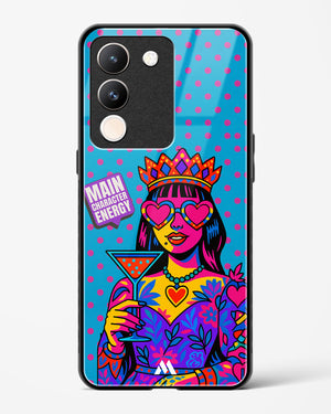 Main Character Energy Glass Case Phone Cover (Vivo)