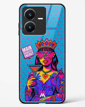 Main Character Energy Glass Case Phone Cover (Vivo)