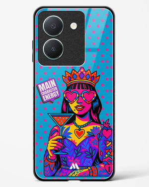 Main Character Energy Glass Case Phone Cover (Vivo)