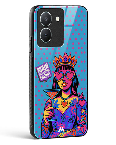 Main Character Energy Glass Case Phone Cover (Vivo)
