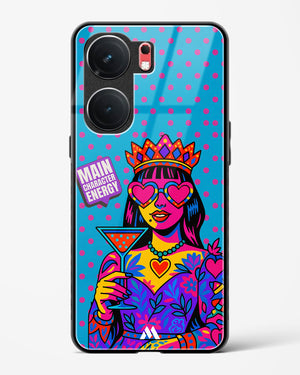 Main Character Energy Glass Case Phone Cover (Vivo)