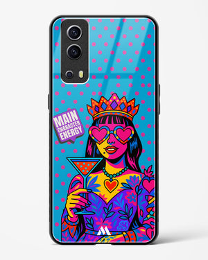 Main Character Energy Glass Case Phone Cover (Vivo)