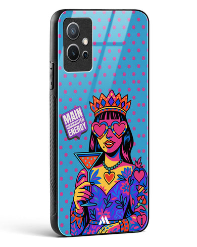Main Character Energy Glass Case Phone Cover (Vivo)
