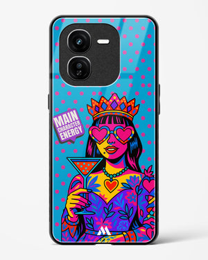 Main Character Energy Glass Case Phone Cover (Vivo)