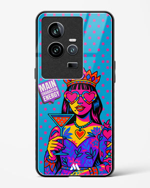 Main Character Energy Glass Case Phone Cover (Vivo)