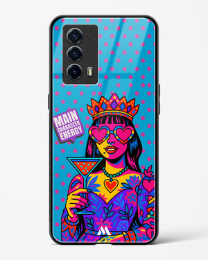 Main Character Energy Glass Case Phone Cover (Vivo)