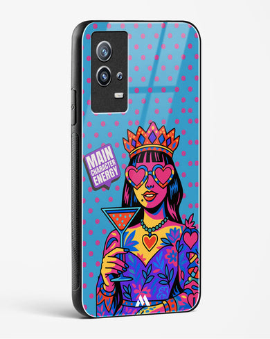 Main Character Energy Glass Case Phone Cover (Vivo)