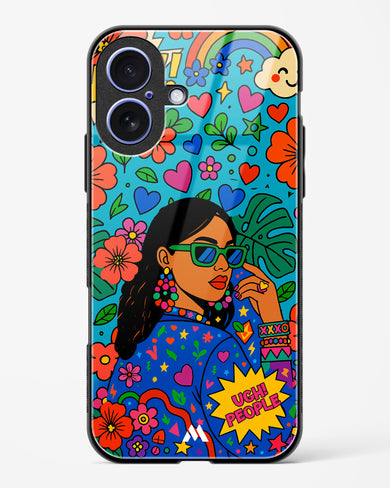 Ugh People Glass Case Phone Cover (Apple)
