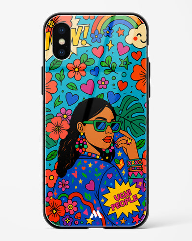 Ugh People Glass Case Phone Cover (Apple)