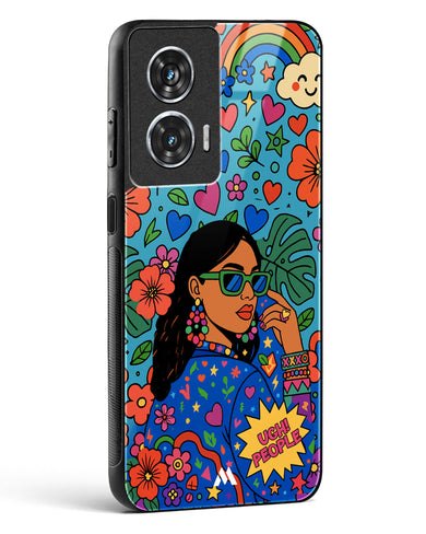Ugh People Glass Case Phone Cover (Motorola)