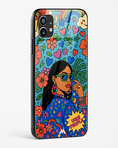 Ugh People Glass Case Phone Cover (Nothing)