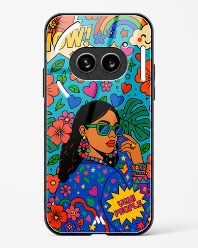 Ugh People Glass Case Phone Cover (Nothing)
