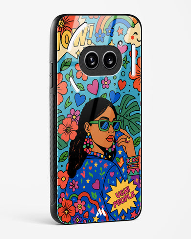 Ugh People Glass Case Phone Cover (Nothing)