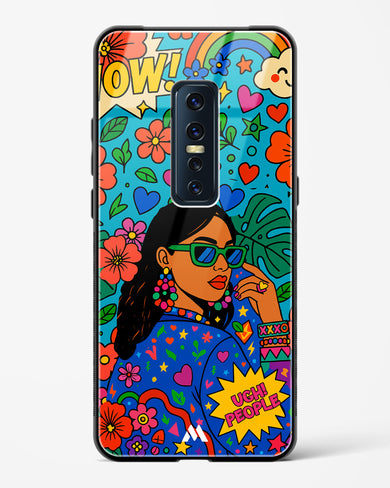 Ugh People Glass Case Phone Cover (Vivo)