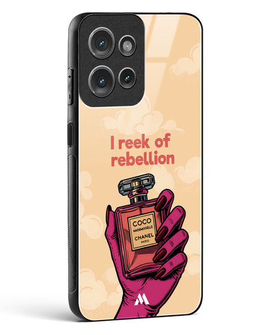 Reek Of Rebellion Glass Case Phone Cover (Motorola)