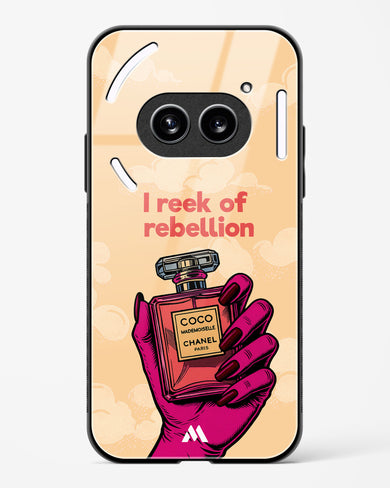 Reek Of Rebellion Glass Case Phone Cover (Nothing)