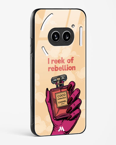 Reek Of Rebellion Glass Case Phone Cover (Nothing)