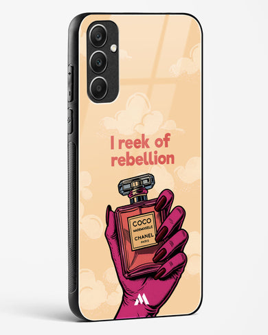 Reek Of Rebellion Glass Case Phone Cover (Samsung)