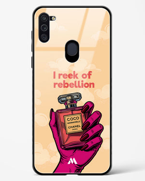 Reek Of Rebellion Glass Case Phone Cover (Samsung)