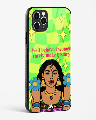 History Maker Glass Case Phone Cover (Apple)