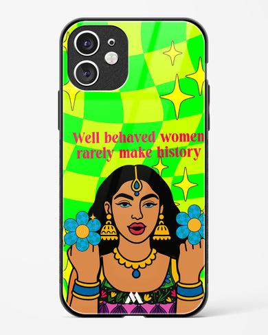 History Maker Glass Case Phone Cover (Apple)