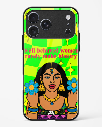 History Maker Glass Case Phone Cover (Apple)