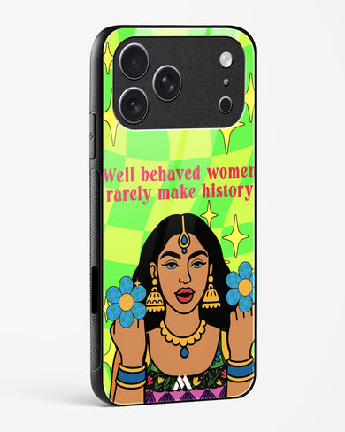 History Maker Glass Case Phone Cover (Apple)