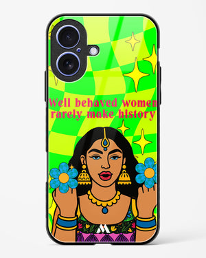 History Maker Glass Case Phone Cover (Apple)