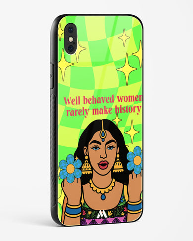 History Maker Glass Case Phone Cover (Apple)