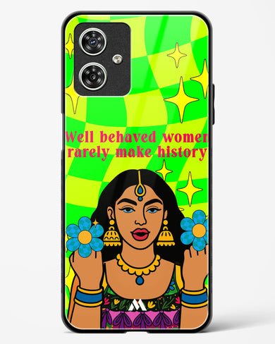 History Maker Glass Case Phone Cover (Motorola)