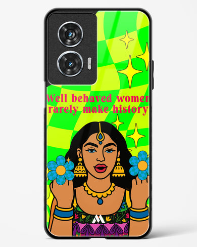 History Maker Glass Case Phone Cover (Motorola)