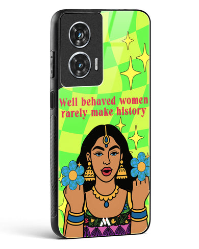 History Maker Glass Case Phone Cover (Motorola)