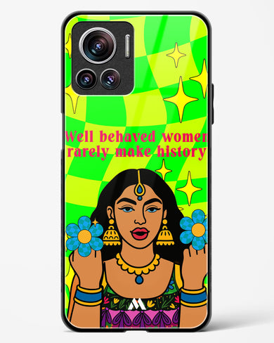 History Maker Glass Case Phone Cover (Motorola)