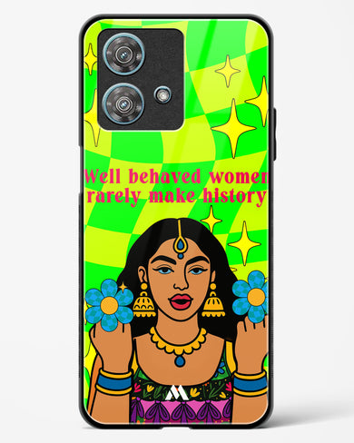 History Maker Glass Case Phone Cover (Motorola)