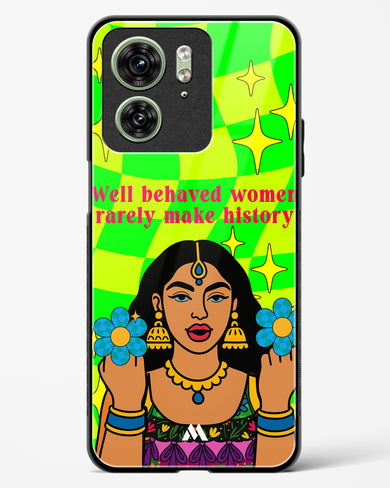 History Maker Glass Case Phone Cover (Motorola)