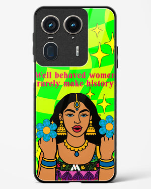 History Maker Glass Case Phone Cover (Motorola)