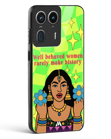 History Maker Glass Case Phone Cover (Motorola)