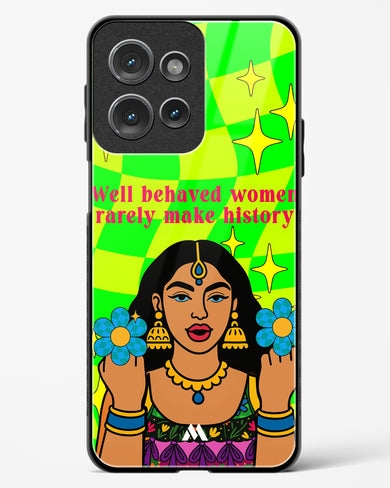 History Maker Glass Case Phone Cover (Motorola)