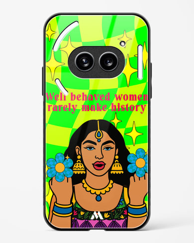 History Maker Glass Case Phone Cover (Nothing)
