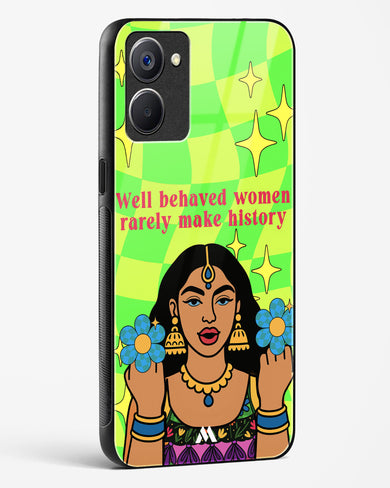 History Maker Glass Case Phone Cover (Realme)