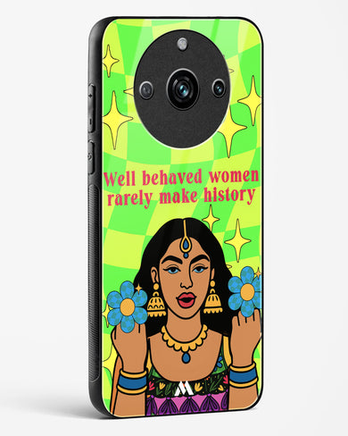 History Maker Glass Case Phone Cover (Realme)