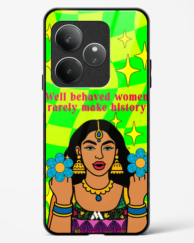 History Maker Glass Case Phone Cover (Realme)