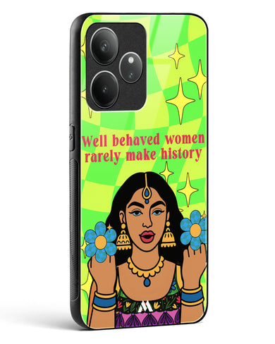 History Maker Glass Case Phone Cover (Realme)
