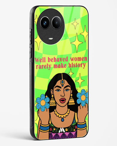 History Maker Glass Case Phone Cover (Realme)