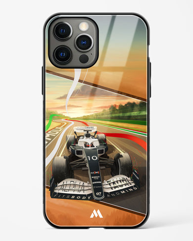 Pole Position Glass Case Phone Cover (Apple)