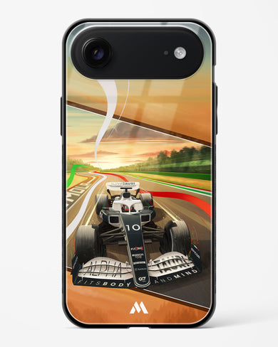 Pole Position Glass Case Phone Cover (Apple)