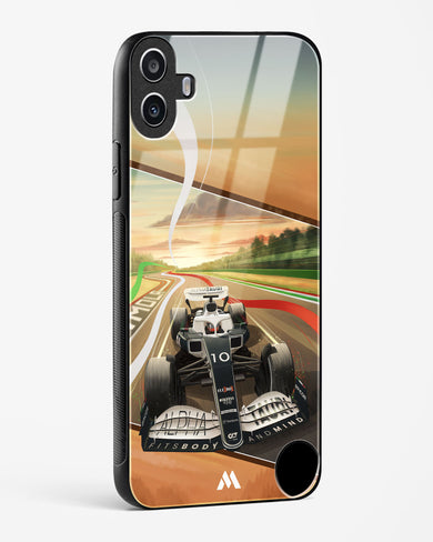 Pole Position Glass Case Phone Cover (Nothing)