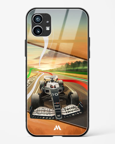Pole Position Glass Case Phone Cover (Nothing)