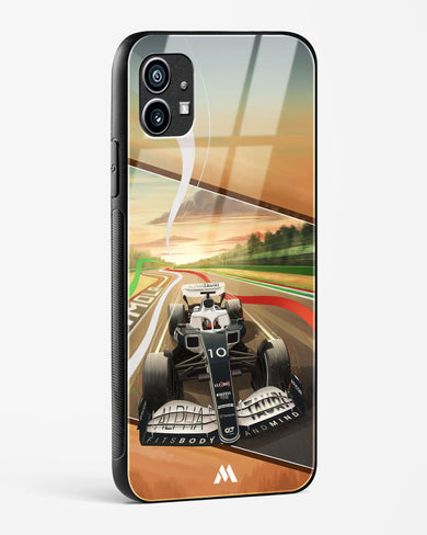 Pole Position Glass Case Phone Cover (Nothing)