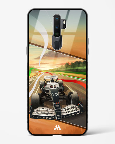 Pole Position Glass Case Phone Cover (Oppo)